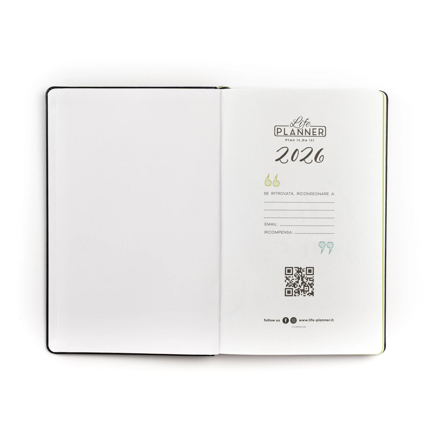 Agenda 16 mesi 2026-27 | Classic Black