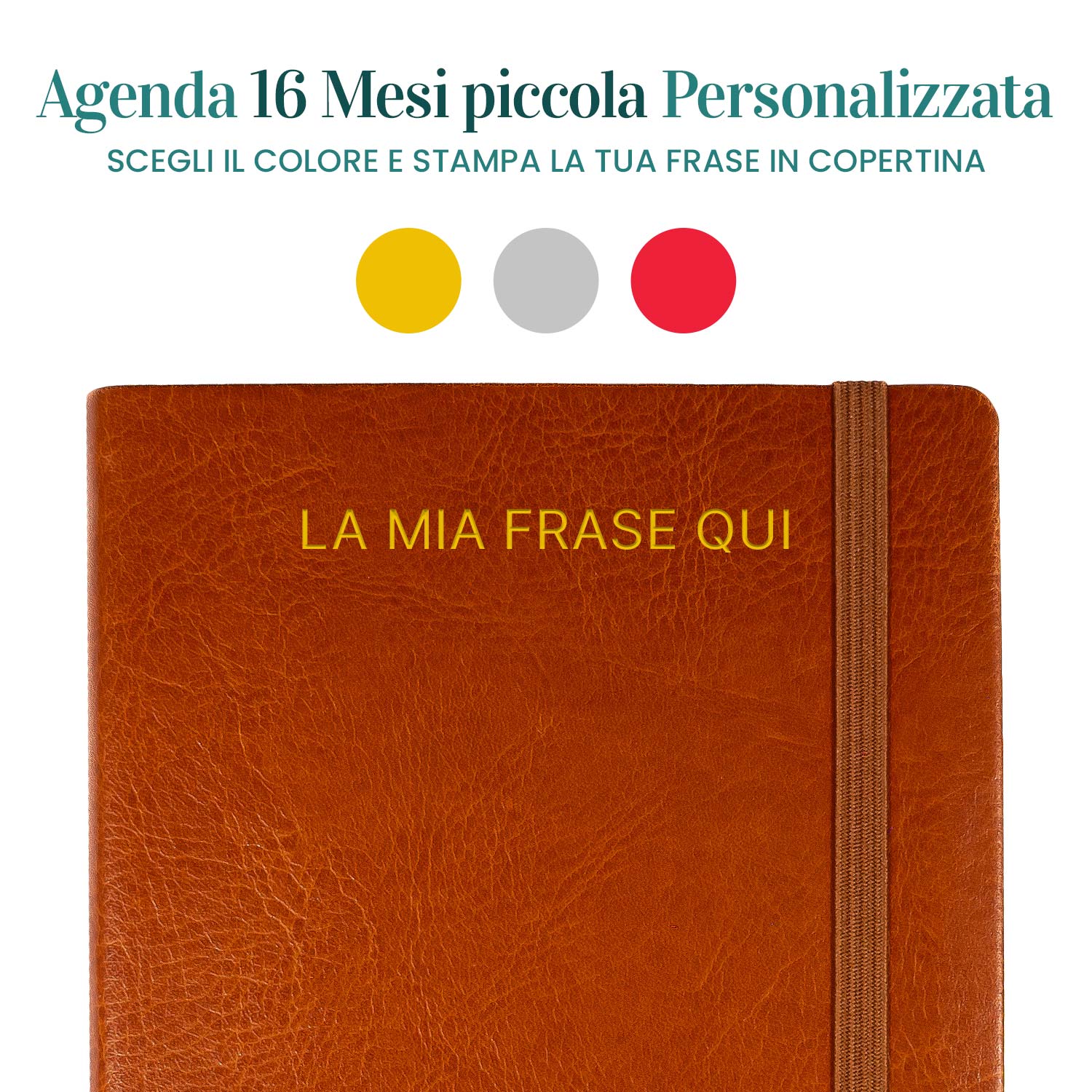 Agenda 16 mesi personalizzabili