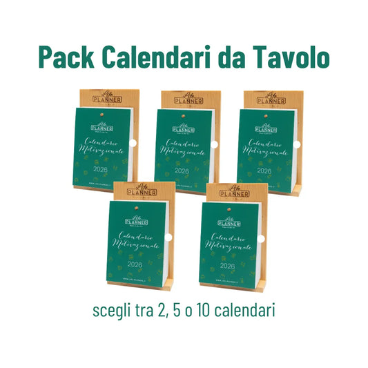 [BUNDLE] Calendari da tavolo x2, x5 o x10