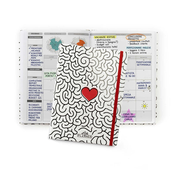 Agenda 12 mesi Grandi 2027 LIMITED EDITION | Heart Maze Doodle