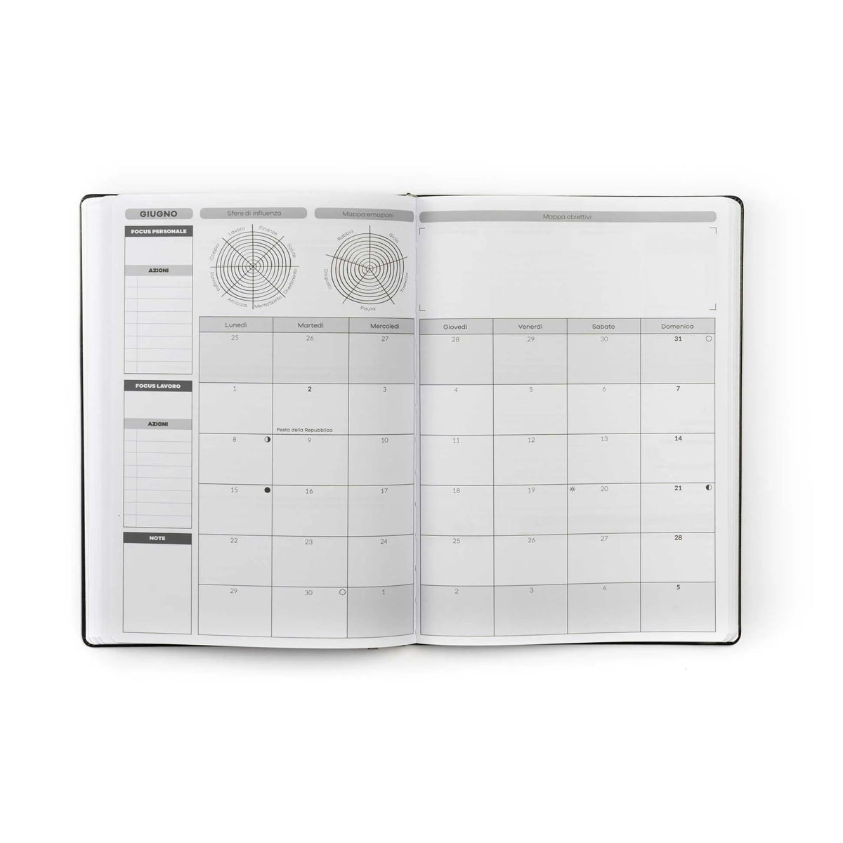Agenda 12 mesi Grandi 2027 | Classic Black
