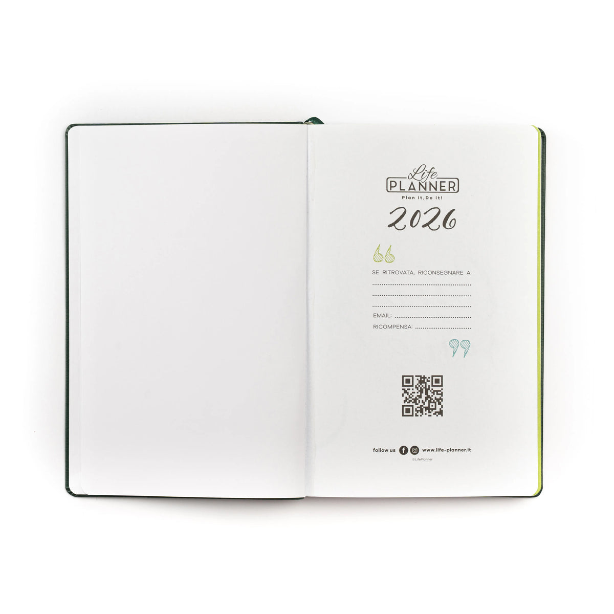 Agenda 12 mesi piccola 2027 | Abetone Green