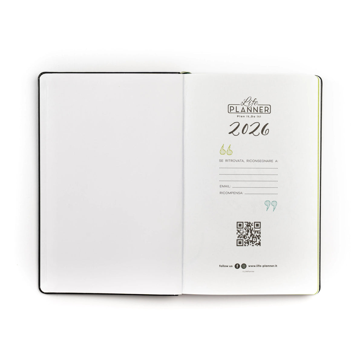 Agenda 12 mesi piccola 2027 | Classic Black