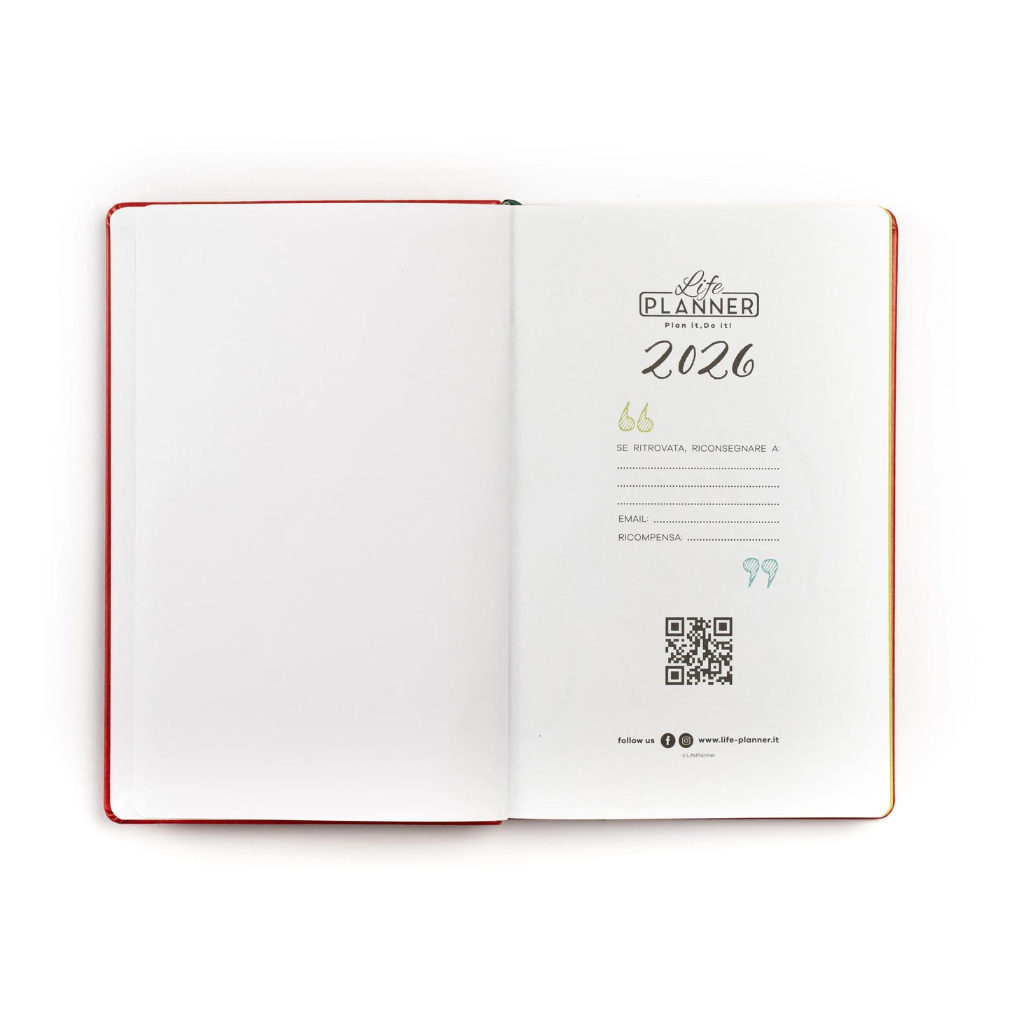 Agenda 12 mesi piccola 2027 | Red Passion
