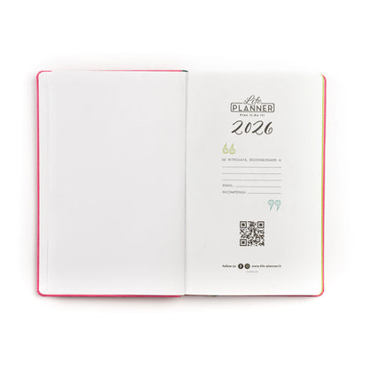 Agenda 12 mesi piccola 2027 | Fucsia