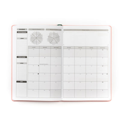 Agenda 12 mesi piccola 2027 | Light Pink
