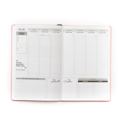 Agenda 12 mesi piccola 2027 | Light Pink