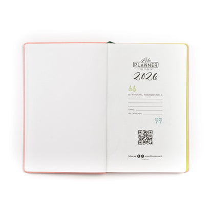 Agenda 12 mesi piccola 2027 | Light Pink