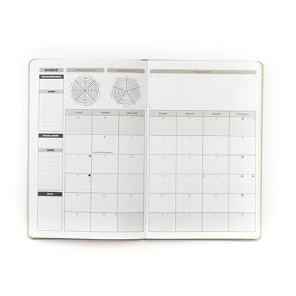 Agenda 12 mesi piccola 2027 | Light Green