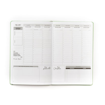 Agenda 12 mesi piccola 2027 | Light Green