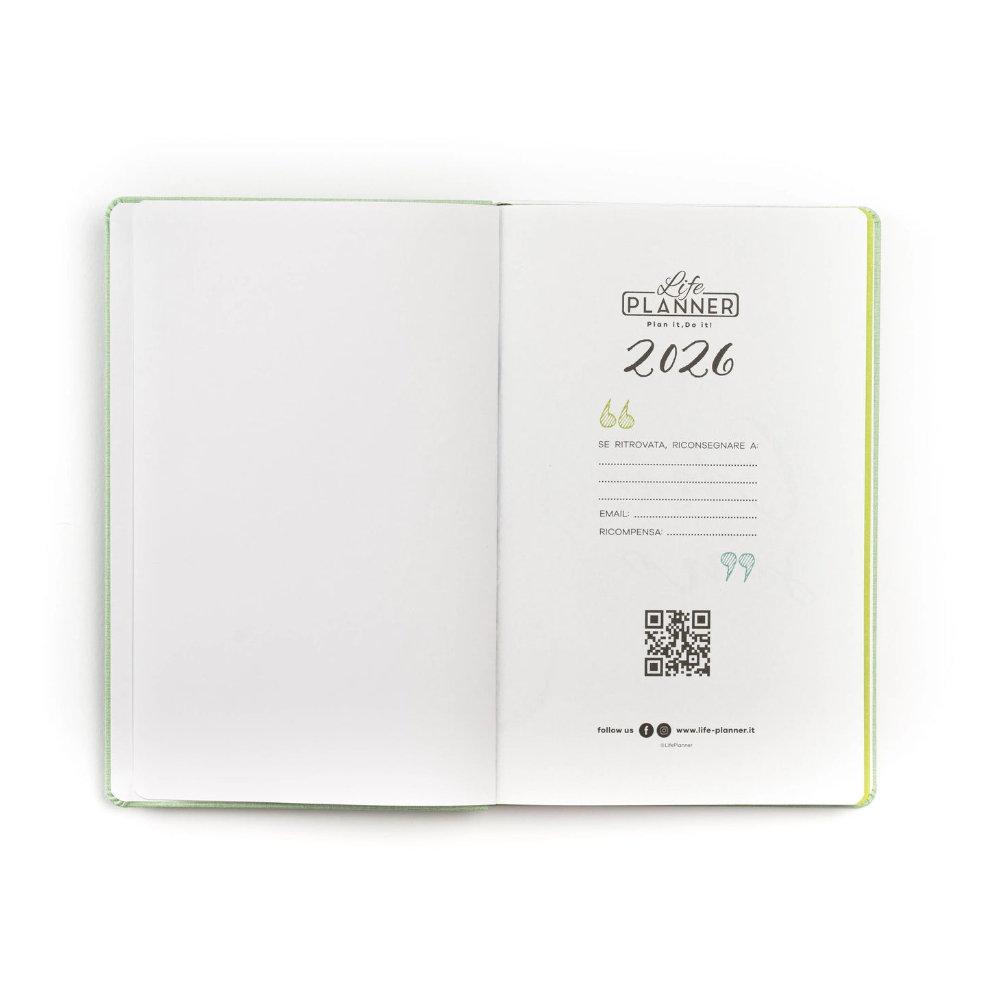 Agenda 12 mesi piccola 2027 | Light Green