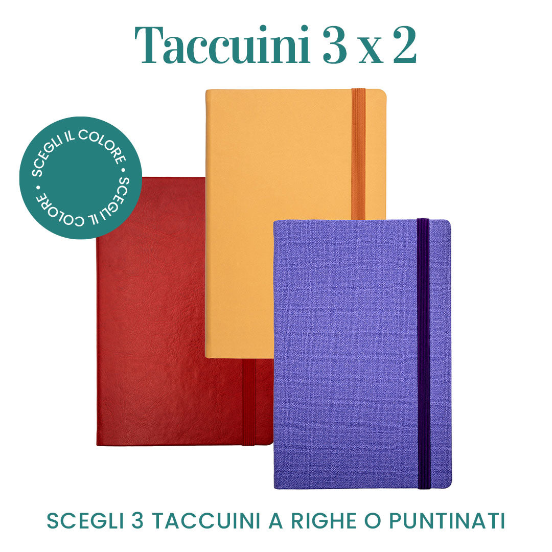 [BUNDLE] Taccuini 3 x 2