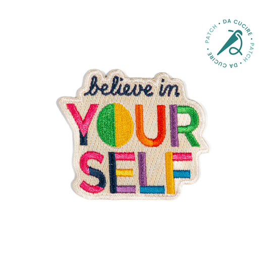 Patch ricamata da cucire | Believe in Yourself