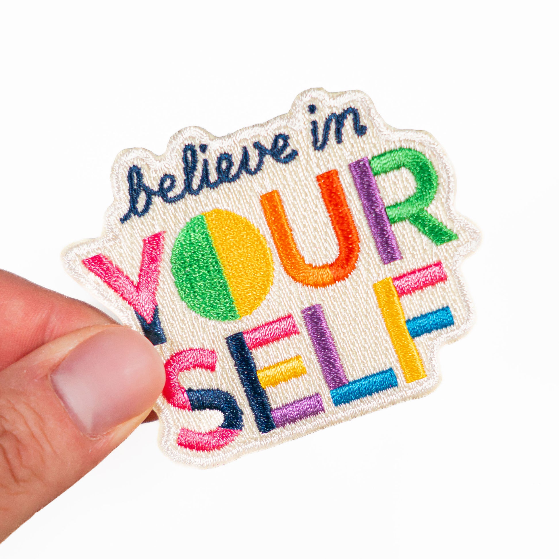 Patch ricamata da cucire | Believe in Yourself