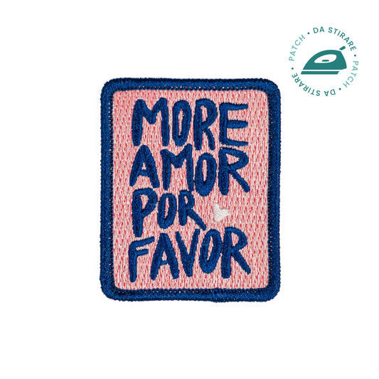 Patch ricamata adesiva | More Amor