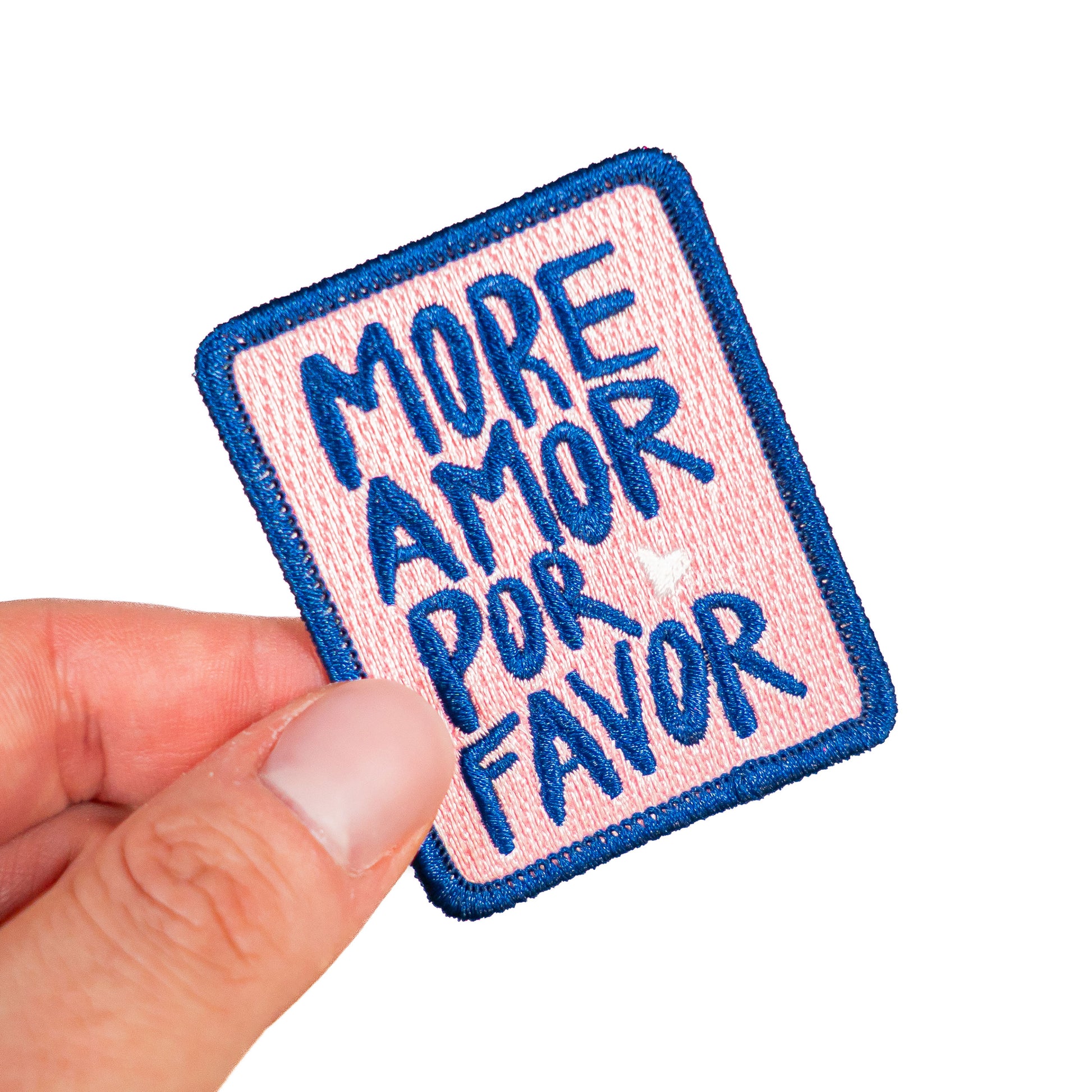 Patch ricamata adesiva | More Amor