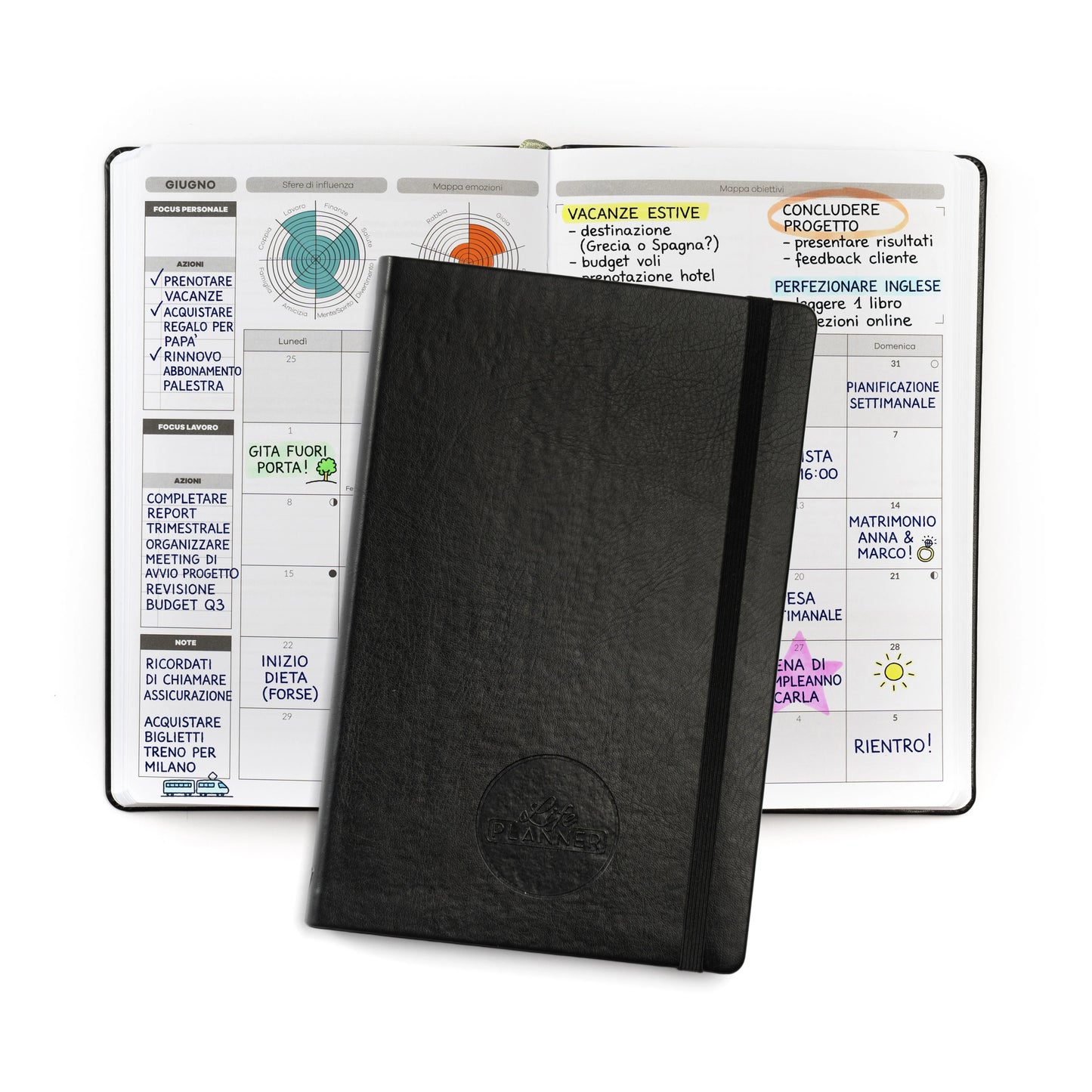 Agenda 16 mesi 2026-27 | Classic Black