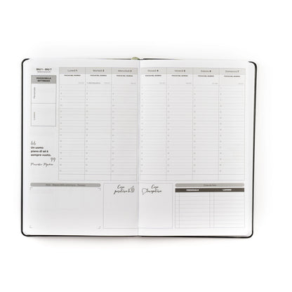 Agenda 16 mesi 2026-27 | Classic Black